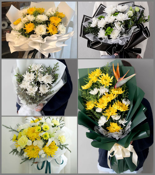 贵州遵义湄潭县洗马乡双合村白事花束代送